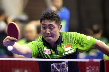 Singapore sweat over Gao Ning's injury