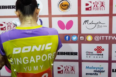 Singapore out of World Team Table Tennis Championships