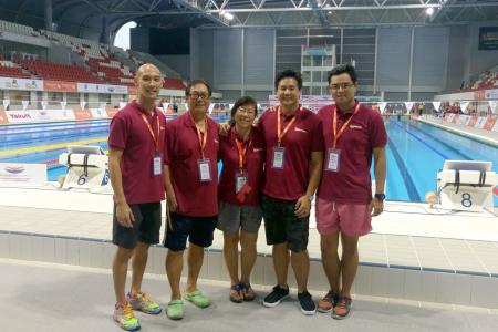 Ex-Olympian Mark Chay now coaches at Aquarian Aquatic Swim School