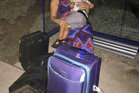 Pregnant woman spends night on streets after airline refuses to fly her