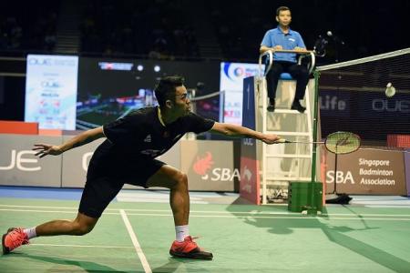 Badminton star Lin Dan shocked by Indonesian Kuncoro in Singapore Open 