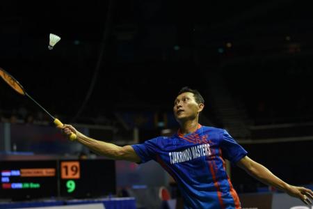 Badminton star Lin Dan shocked by Indonesian Kuncoro in Singapore Open 