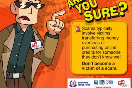 Decals to warn about scams, cybercrimes