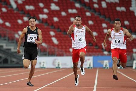 Thai sprint star Jirapong comes up short again