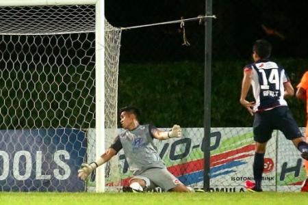 10-man Hougang fight back to earn point