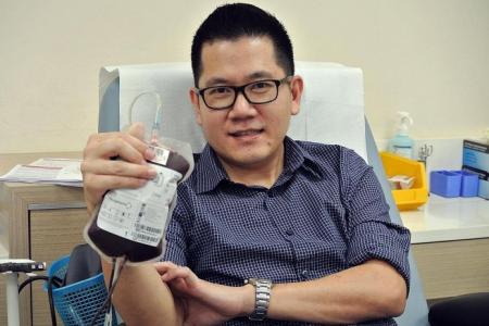 Motorcycle crash turned him into regular blood donor