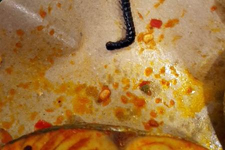 'Nasty Padang': Centipede found in meal at Century Square