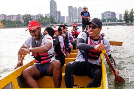 Dragon boat race features athletes from other sports