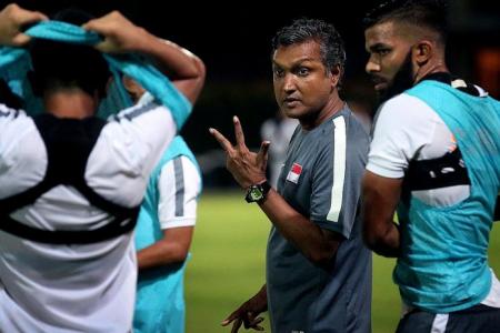 Singapore football coach Sundram begins work