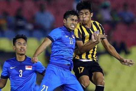 Weak Singapore beaten by Malaysia in Under-21 derby