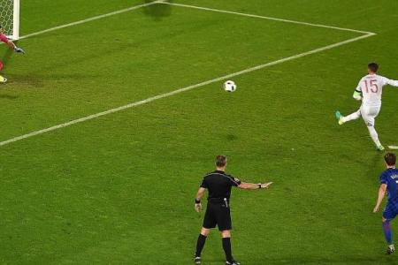 Modric's penalty tip spot on