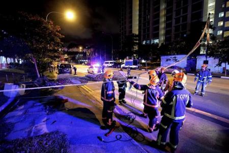  3am crash startles Geylang Serai residents
