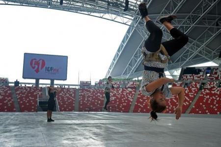 NDP aerialists will perform at heights of 13m