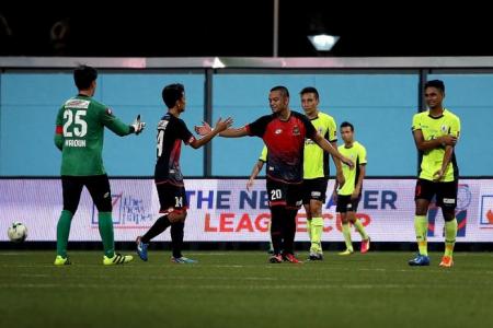 Tampines beaten into second place
