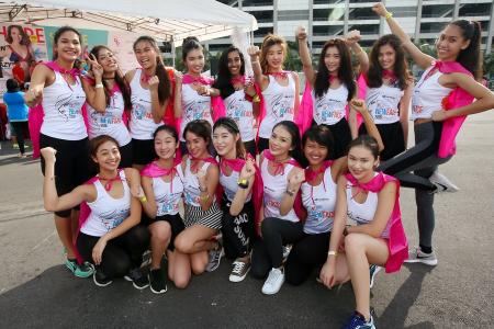 New Face girls take part in Shape Run