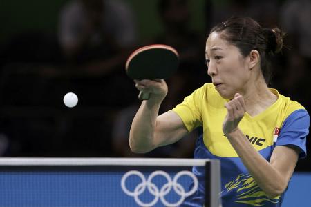 Yu Mengyu,  Feng Tianwei into QFs at Rio