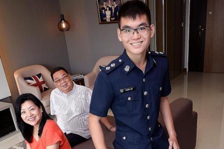 He lost 20kg to become a policeman