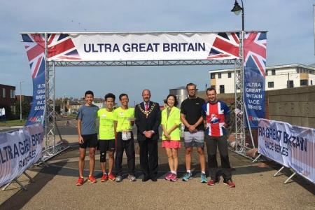 He raised over $160,000 in UK ultra-marathon