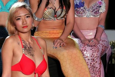 Winner of Miss Mermaid Singapore stood out with buzz cut