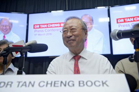 Tan Cheng Bock: Don't jump to conclusions