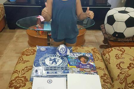 S'pore boy gets birthday surprise - from Chelsea's John Terry