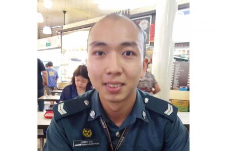 Certis Cisco officer saves man who choked on fishball