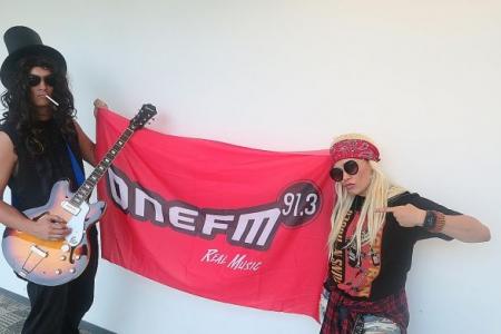 Guns N' Roses giveaway on One FM 