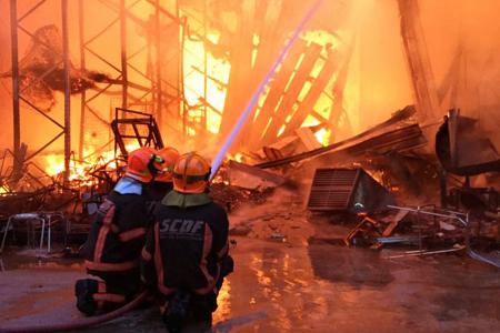 Worker trapped in Sungei Kadut fire: 'I was ready to climb down to escape'