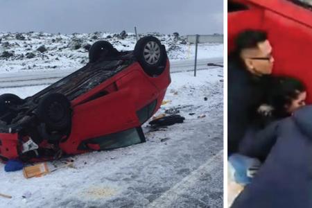 Singaporeans rescue trapped woman in Iceland