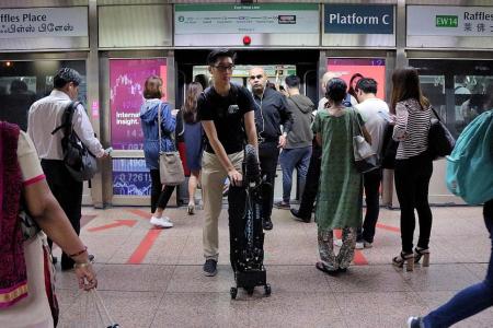 Using e-scooter on trains, buses smooth process
