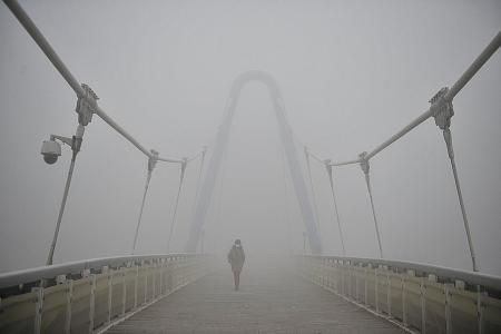 Red alert for smog  issued in 23 Chinese cities