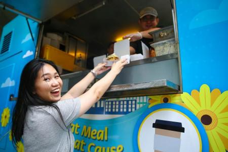 The Kindness On-The-Go food truck by the Singapore Kindness Movement