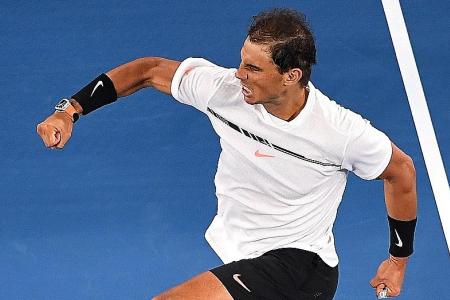 Nadal closes in on Federer final