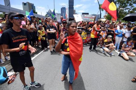 Protests over Australia Day date falling on 'Invasion Day'