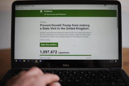 UK petition to cancel Trump&#039;s visit passes 1 million signatures