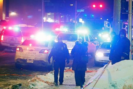 6 killed, 8 hurt in shooting  at Quebec City mosque