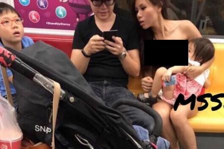 MRT nursing mum: Breastfeeding in public is normal