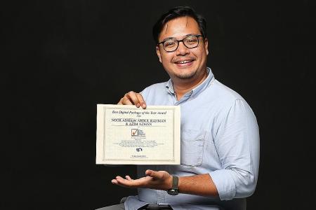 TNP duo win award for series on cabbies