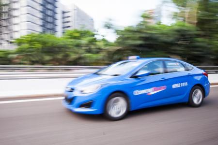 A Comfort taxi managed by ComfortDelGro