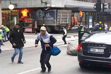  TWITTER/@ADITYARAJKAUL Truck attack terror in Stockholm