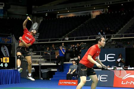 Singapore Open: Shock defeat for Olympic champions