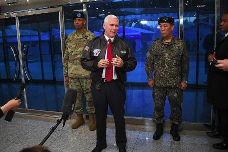  VP Pence: US won&#039;t tolerate further N Korea weapons tests