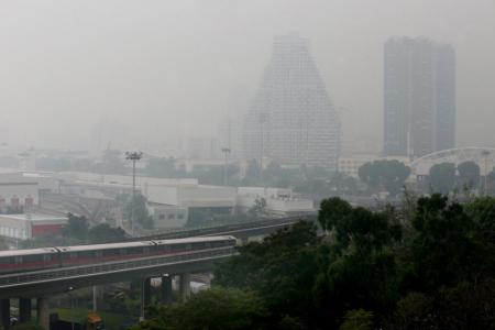 This time, it is local pollution causing haze
