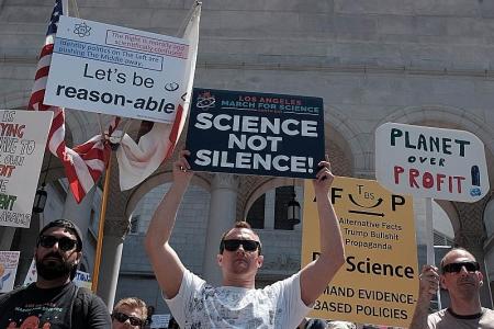 Thousands march in celebration of science