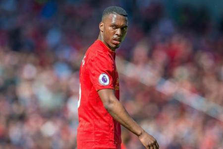  Daniel Sturridge reacts during the English Premier League soccer match between Liverpool FC and Southampton FC at Anfield in Liverpool, Britain, 07 May 2017