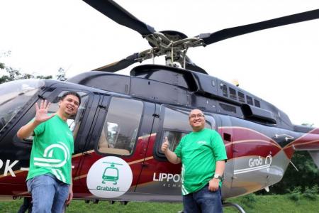Grab may offer rides on helicopters in Jakarta