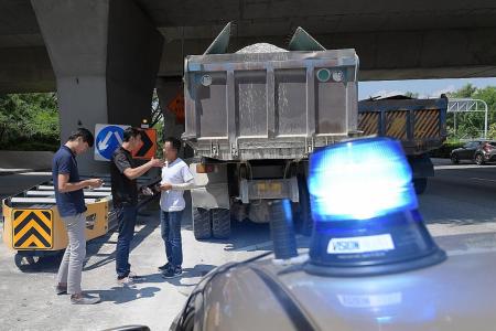 Traffic Police target heavy vehicles