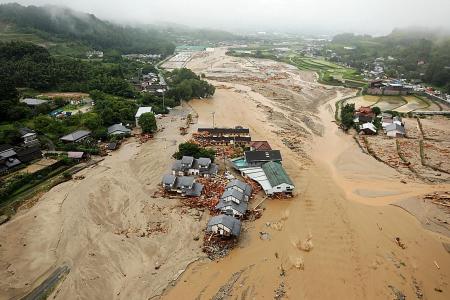 Massive floods hit Japan, 3 dead