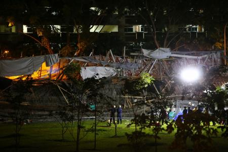 PIE flyover collapse: 1dead, ten injured