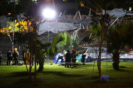 PIE flyover collapse: 1dead, ten injured